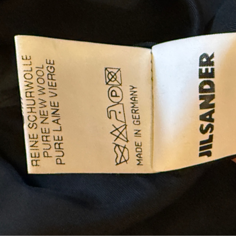 Jil Sander Black Pinstripe Single-Button Jacket - Picture 10 of 13